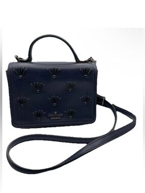 Kate Spade Navy Blue Crossbody-EUC